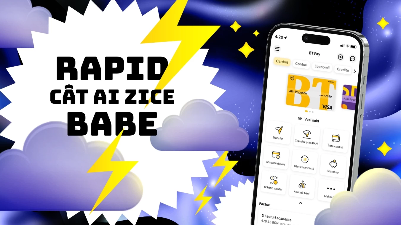 Deschidere cont online BT Pay