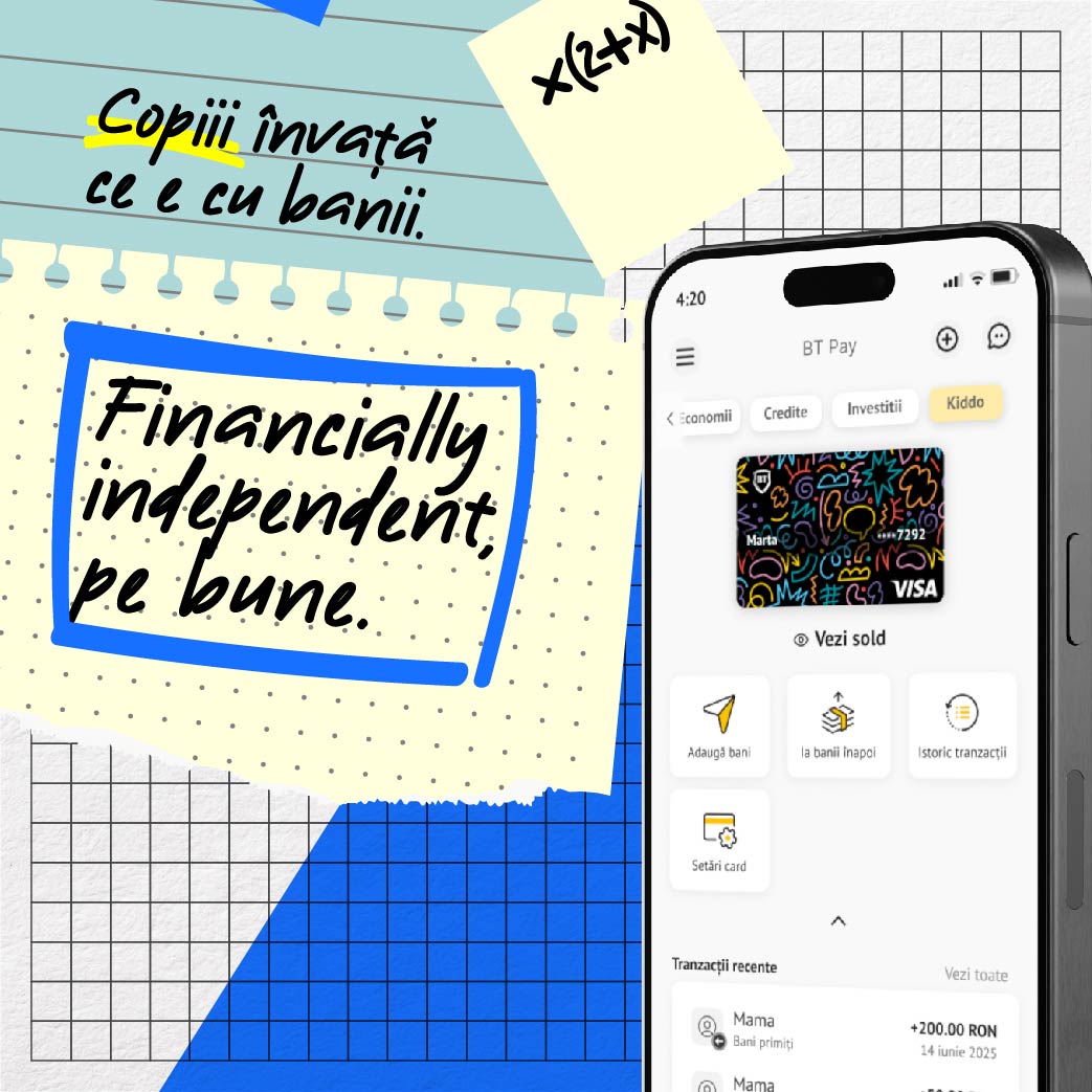 Hero image card debit Kiddo BT Pay Mobile