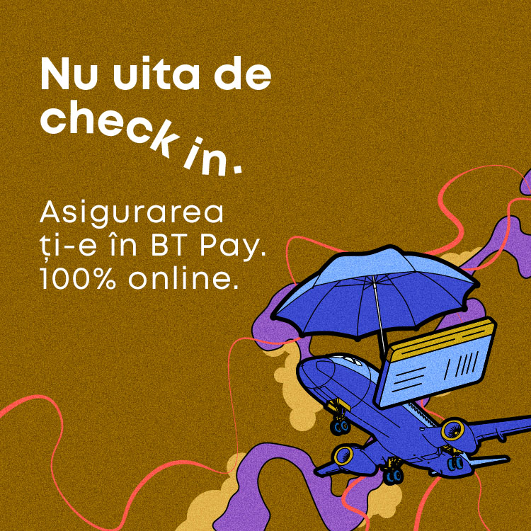 Hero image asigurare calatorie Groupama BT Pay Mobile