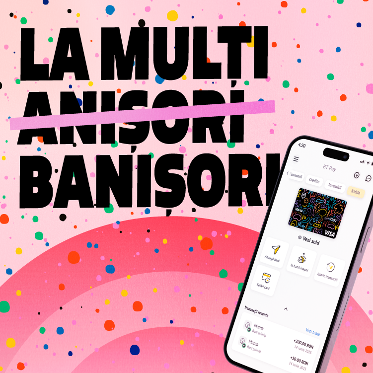 Hero image card debit Kiddo BT Pay Mobile