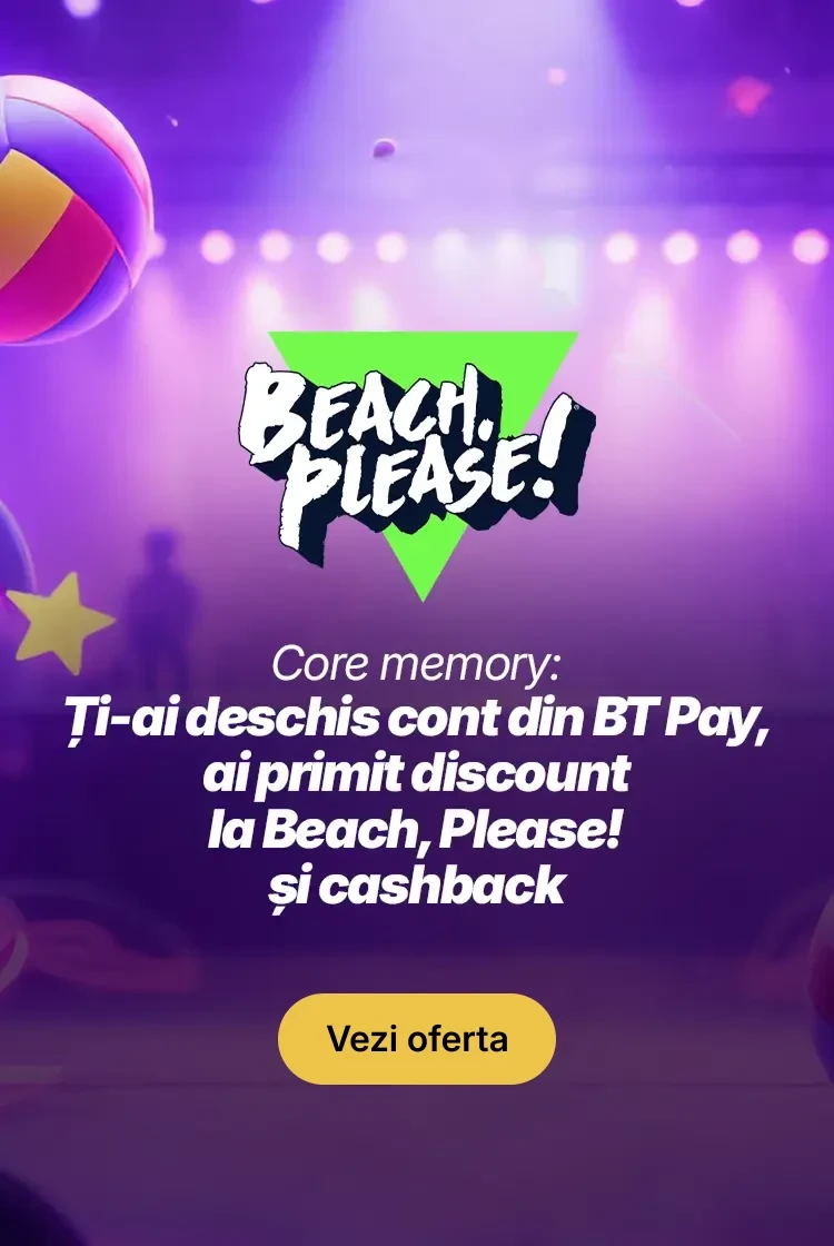 Deschidere cont online BT Pay